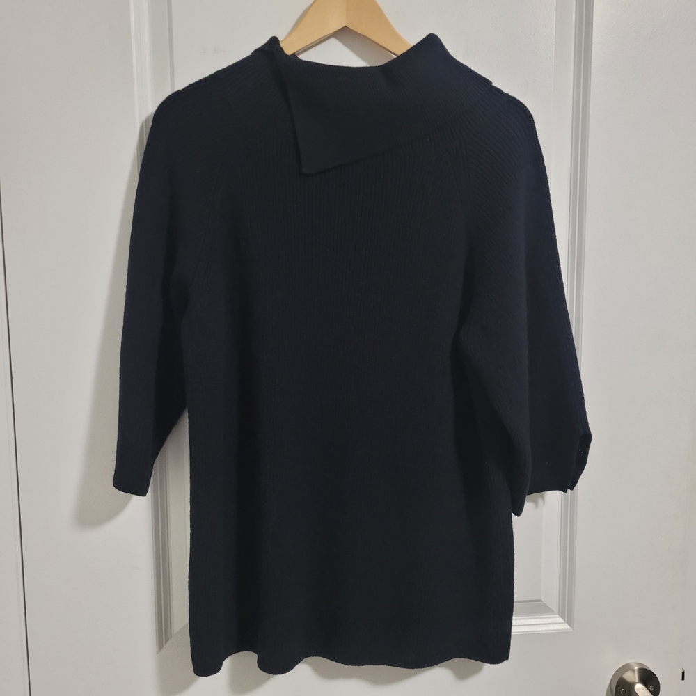COS NAVY HIGH NECK TUNIC